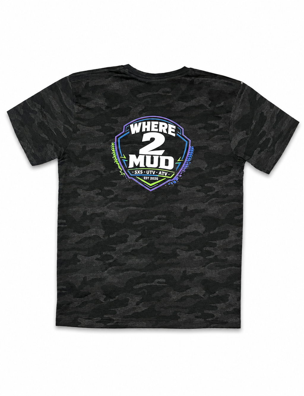 Black Camo Tshirt-W2M logo