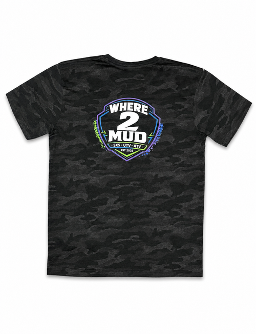 Black Camo Tshirt-W2M logo