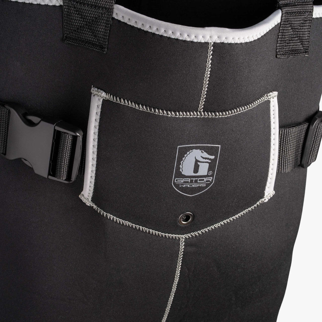 Neoprene Waders | Youth - Black/Grey