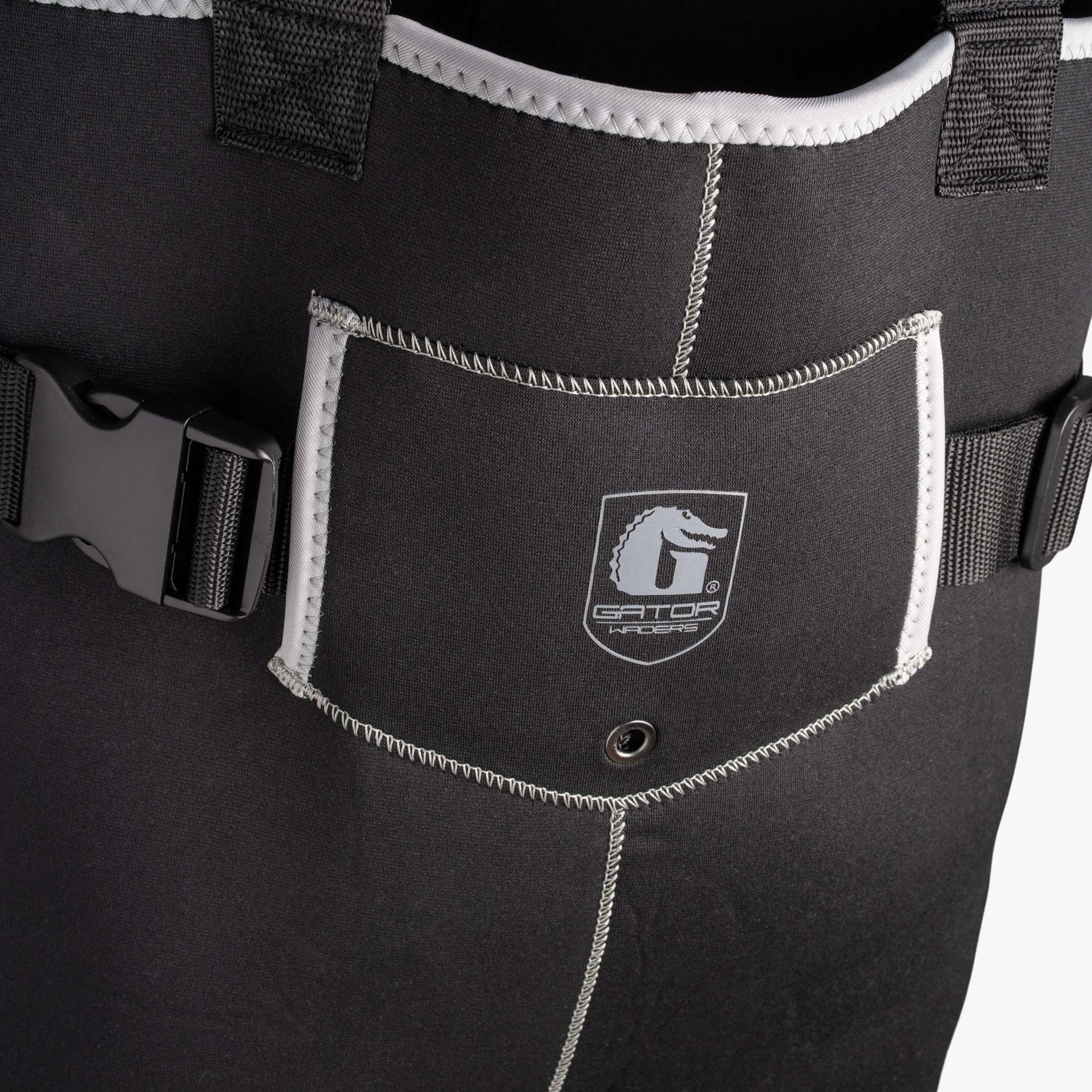 Neoprene Waders | Youth - Black/Grey