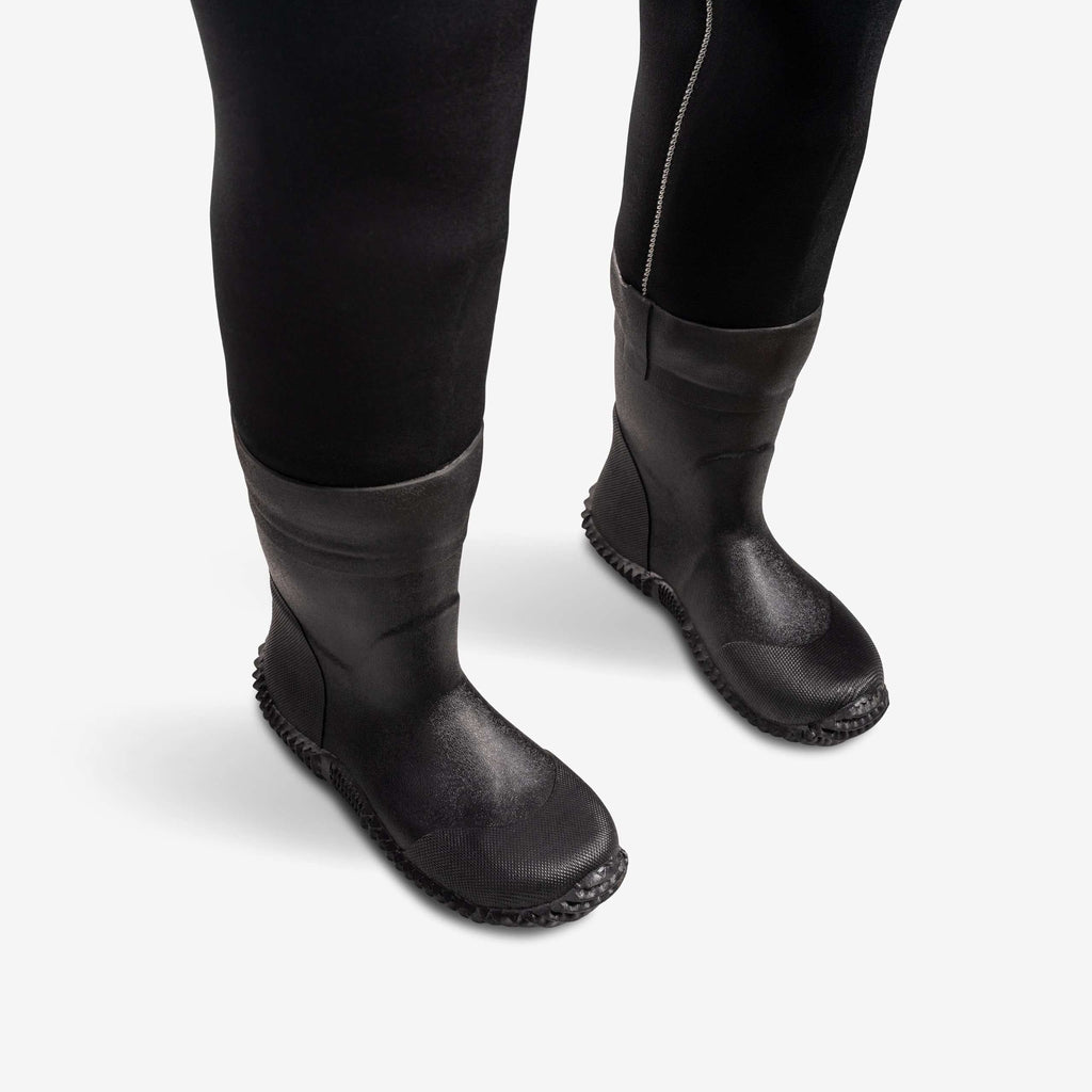 Neoprene Waders | Youth - Black/Grey