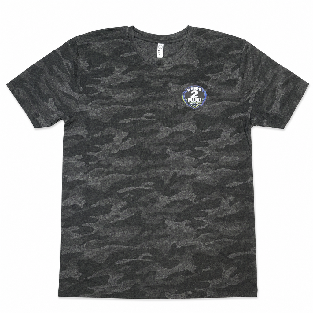 Black Camo Tshirt-W2M logo