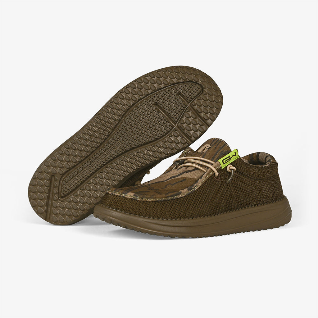 Camp Shoes | Youth - Mossy Oak 2-Tone Original Bottomland