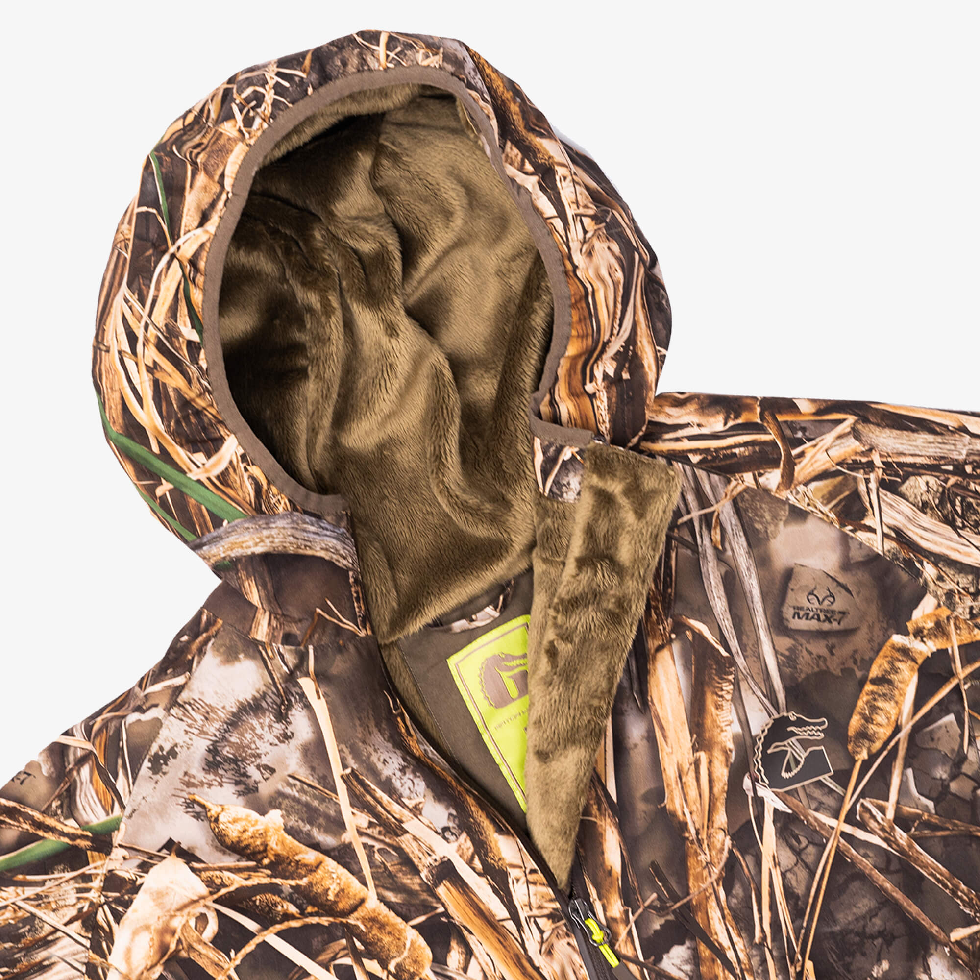 Waterproof 1/2 Zip Bog Hoodie | Mens - Realtree Max-7