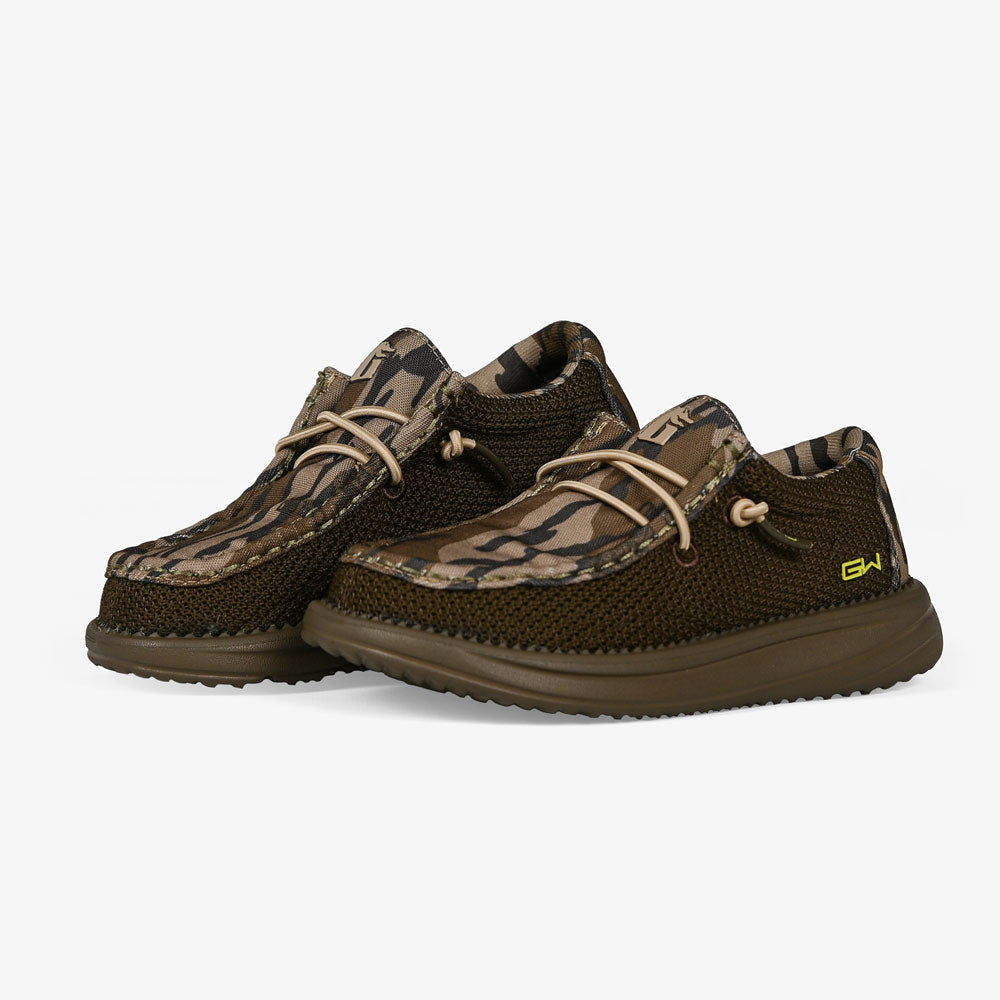 Camp Shoes | Kids - 2-Tone Mossy Oak Original Bottomland