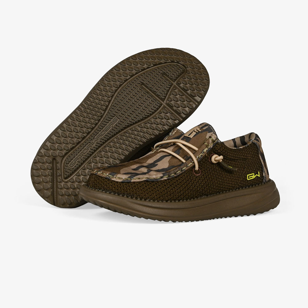 Camp Shoes | Kids - 2-Tone Mossy Oak Original Bottomland