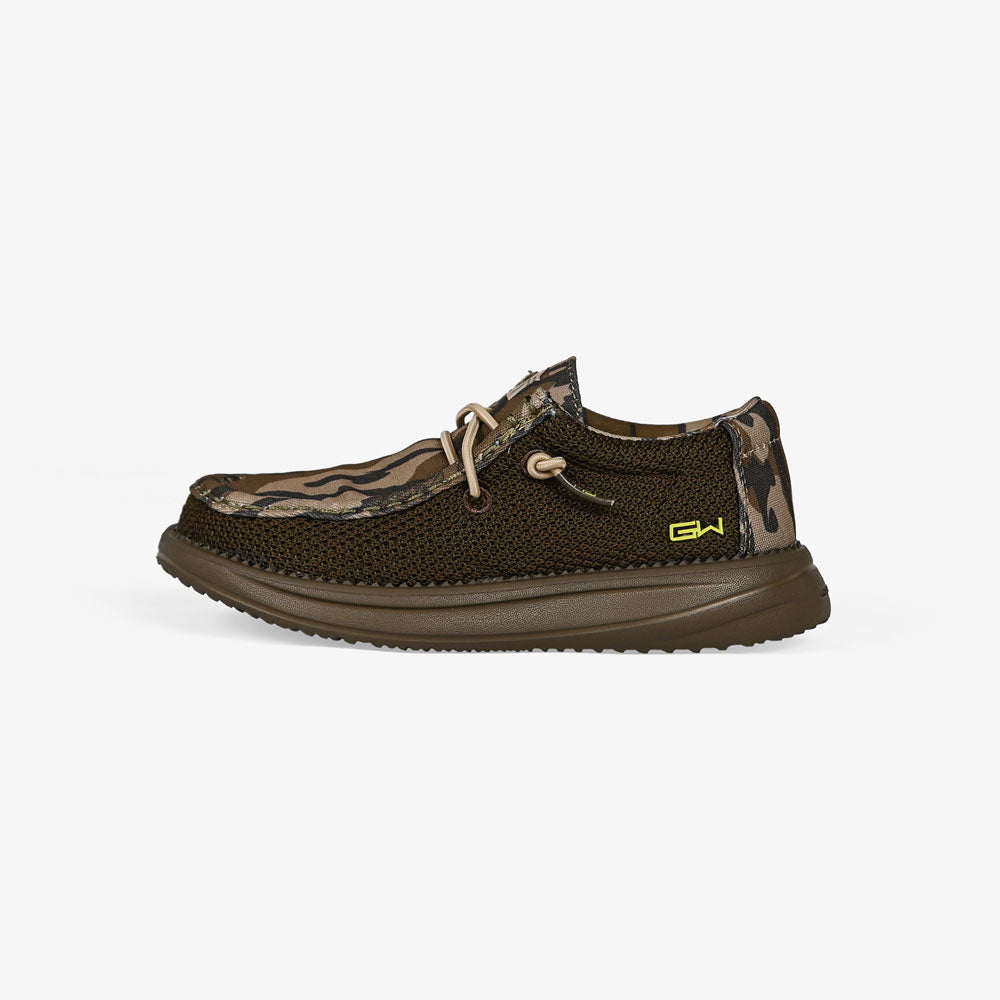 Camp Shoes | Kids - 2-Tone Mossy Oak Original Bottomland