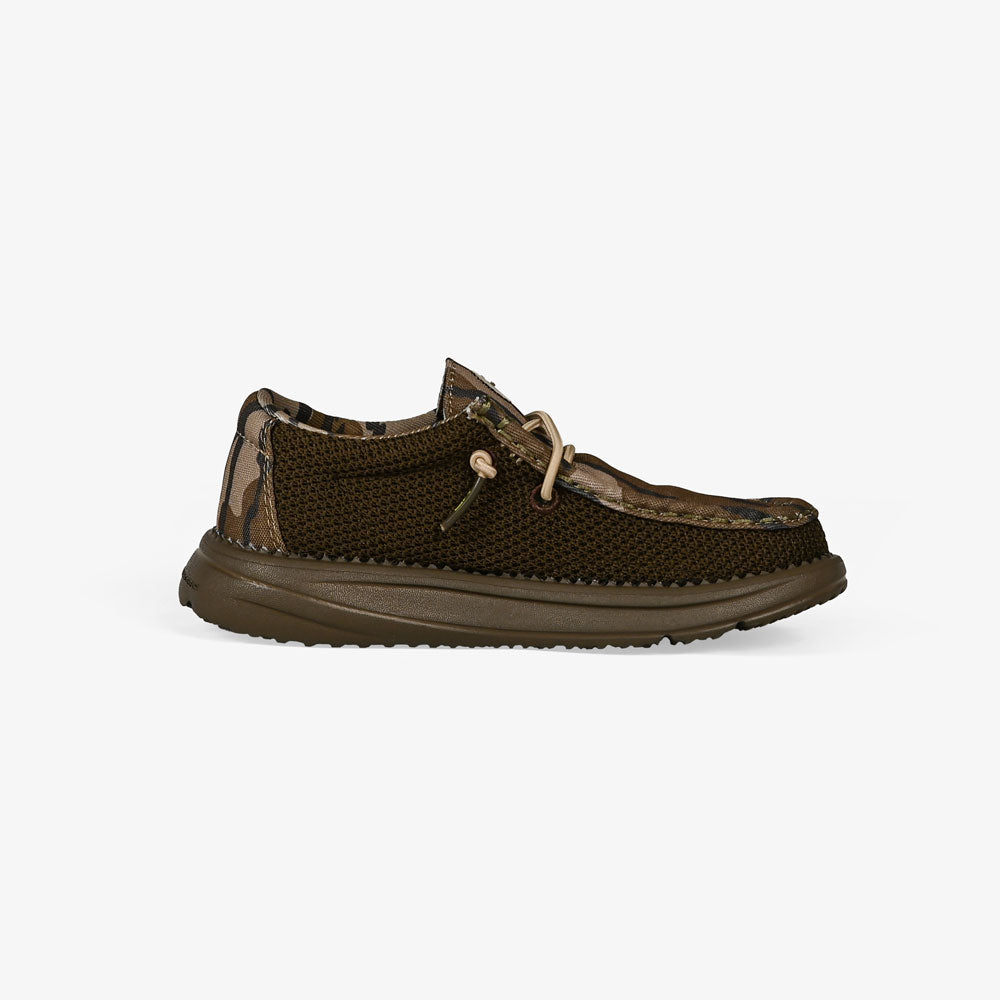 Camp Shoes | Kids - 2-Tone Mossy Oak Original Bottomland