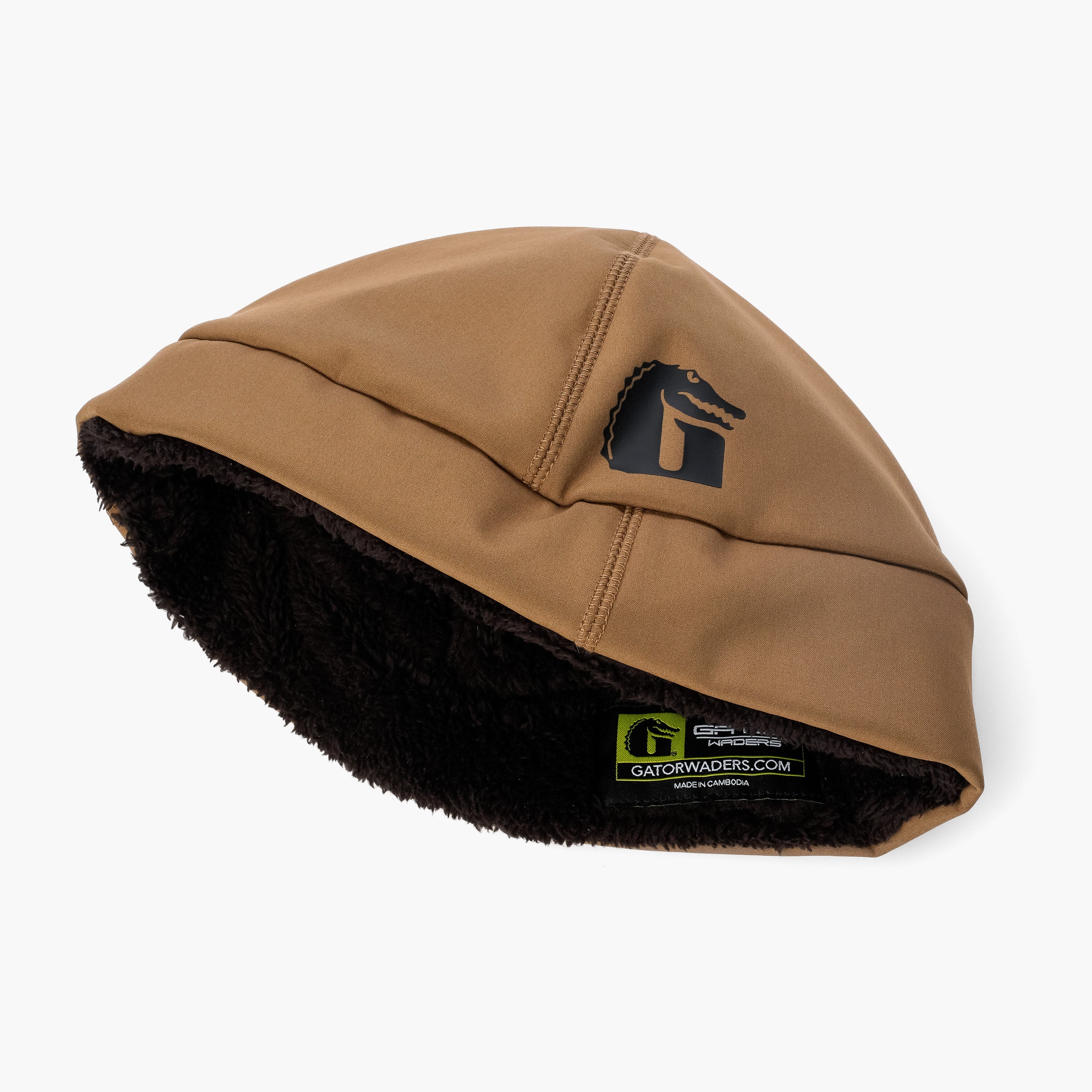 Sherpa Lined Beanie  | Coyote