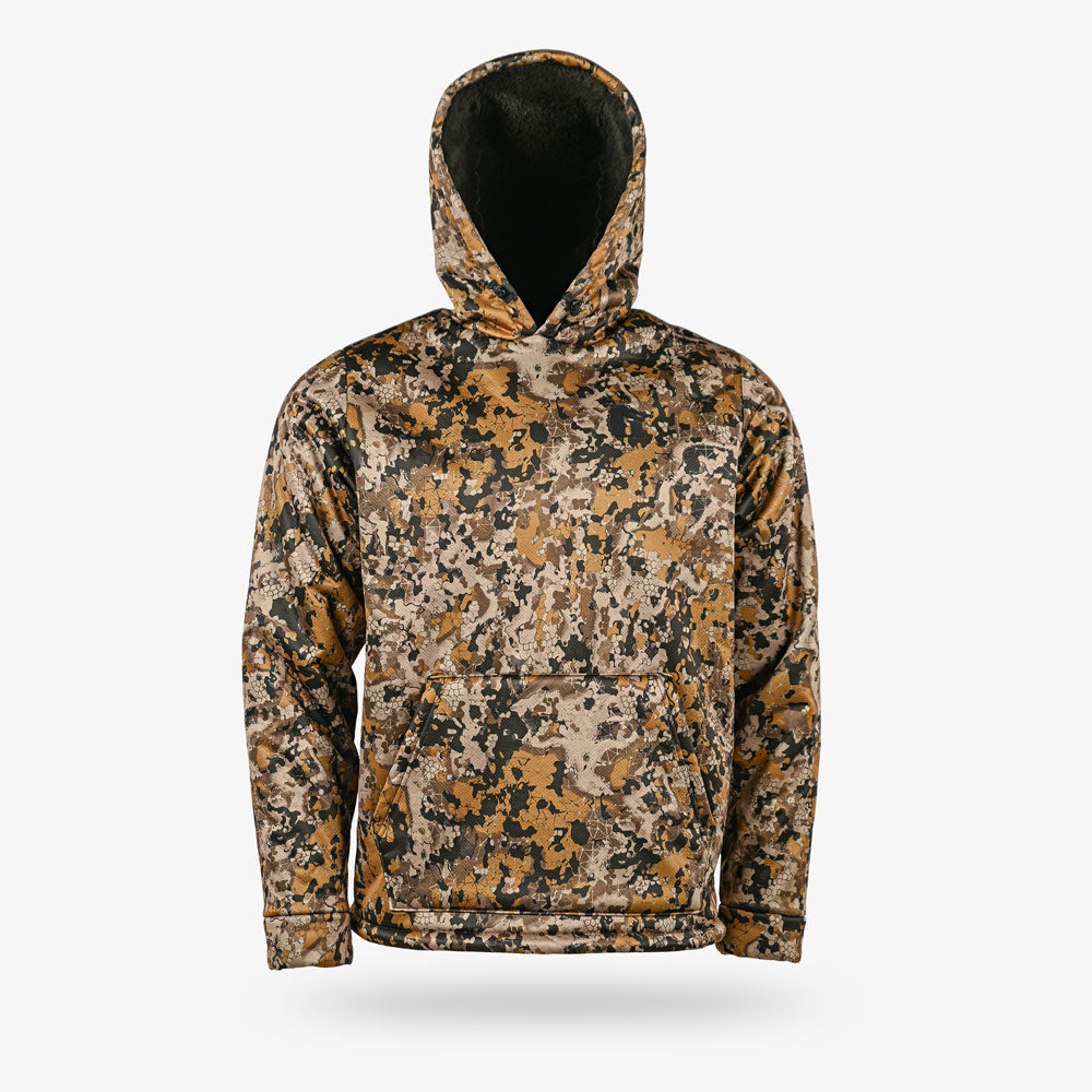Heavy Weight Sherpa Hoodie | Mens - 7 Brown
