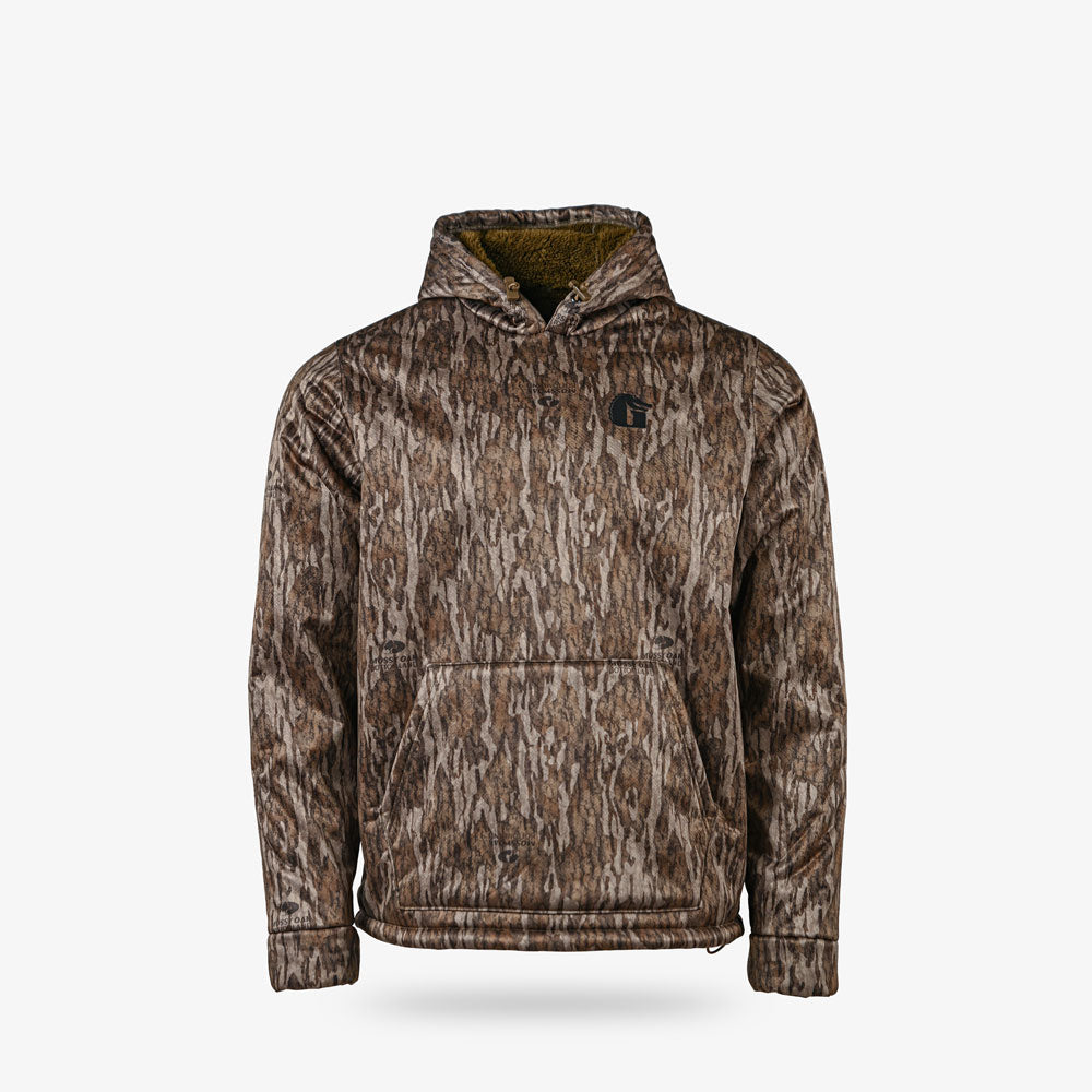 Heavy Weight Sherpa Hoodie | Mens - Mossy Oak Bottomland