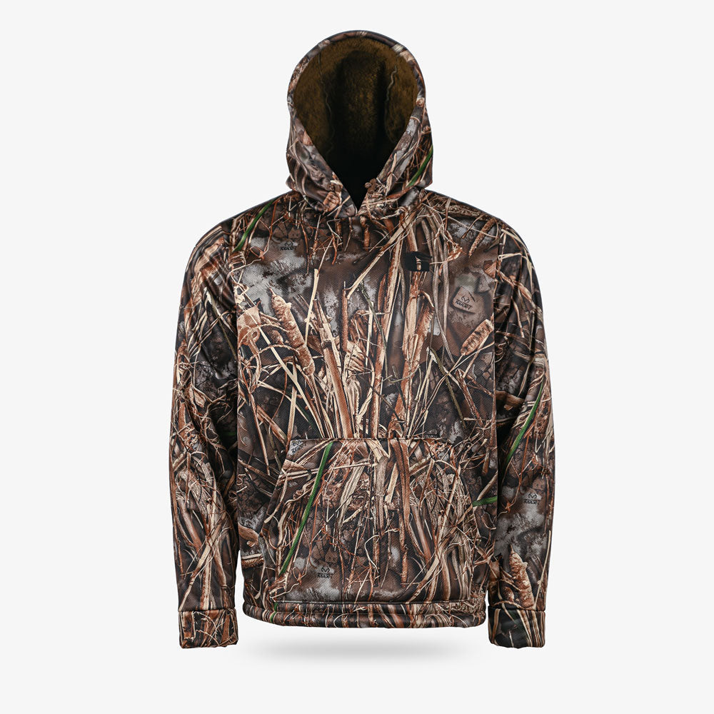 Heavy Weight Sherpa Hoodie  | Mens - Realtree Max-7 