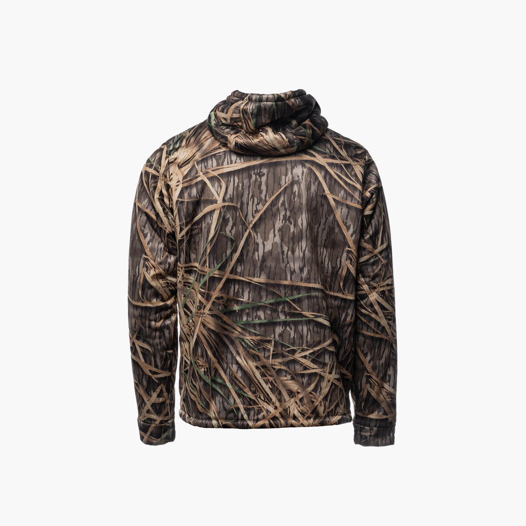 Heavy Weight Sherpa Hoodie  | Mens - Mossy Oak Original Shadow Grass