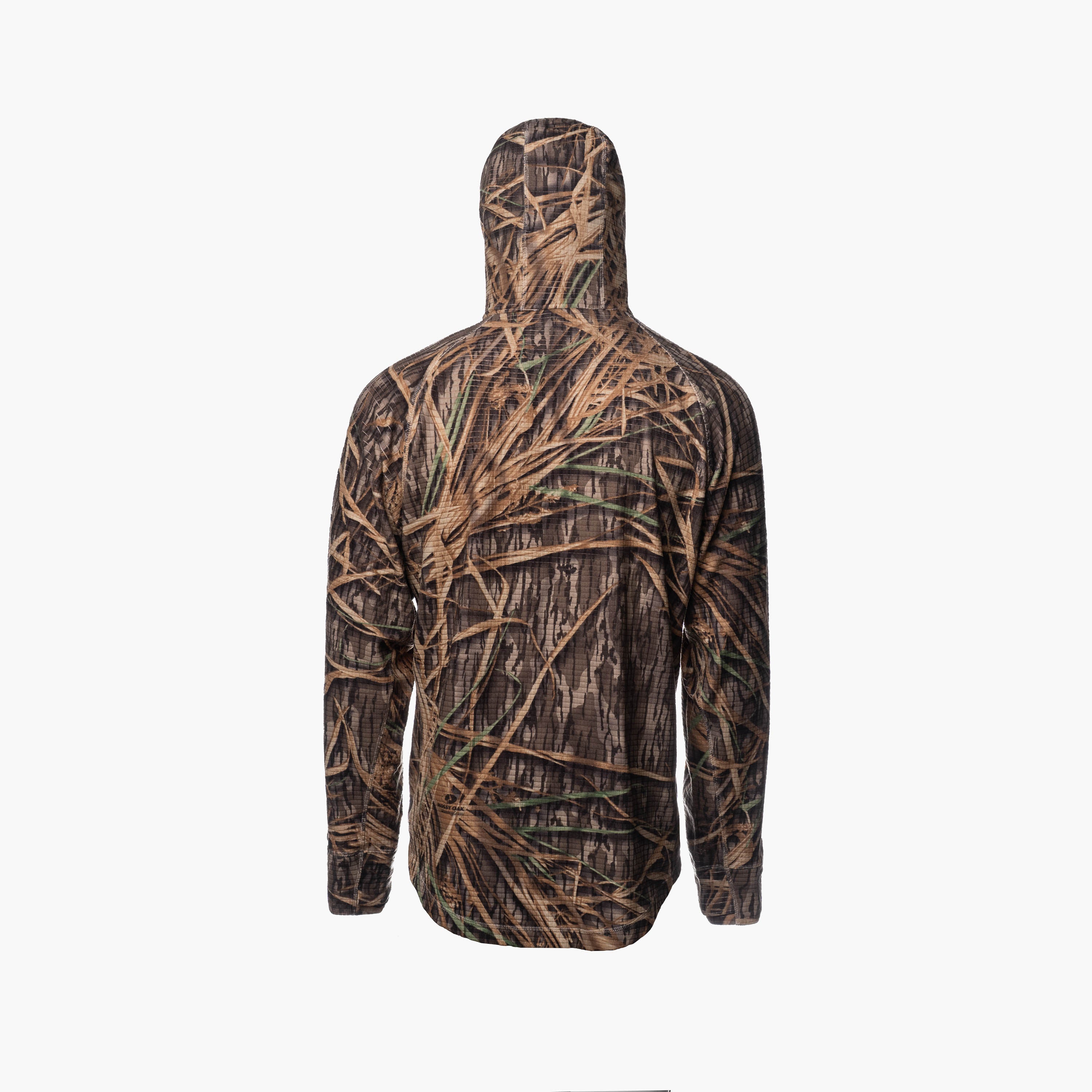 Waypoint Grid Fleece 1/2 Zip Hoodie | Mens - Mossy Oak Original Shadow Grass