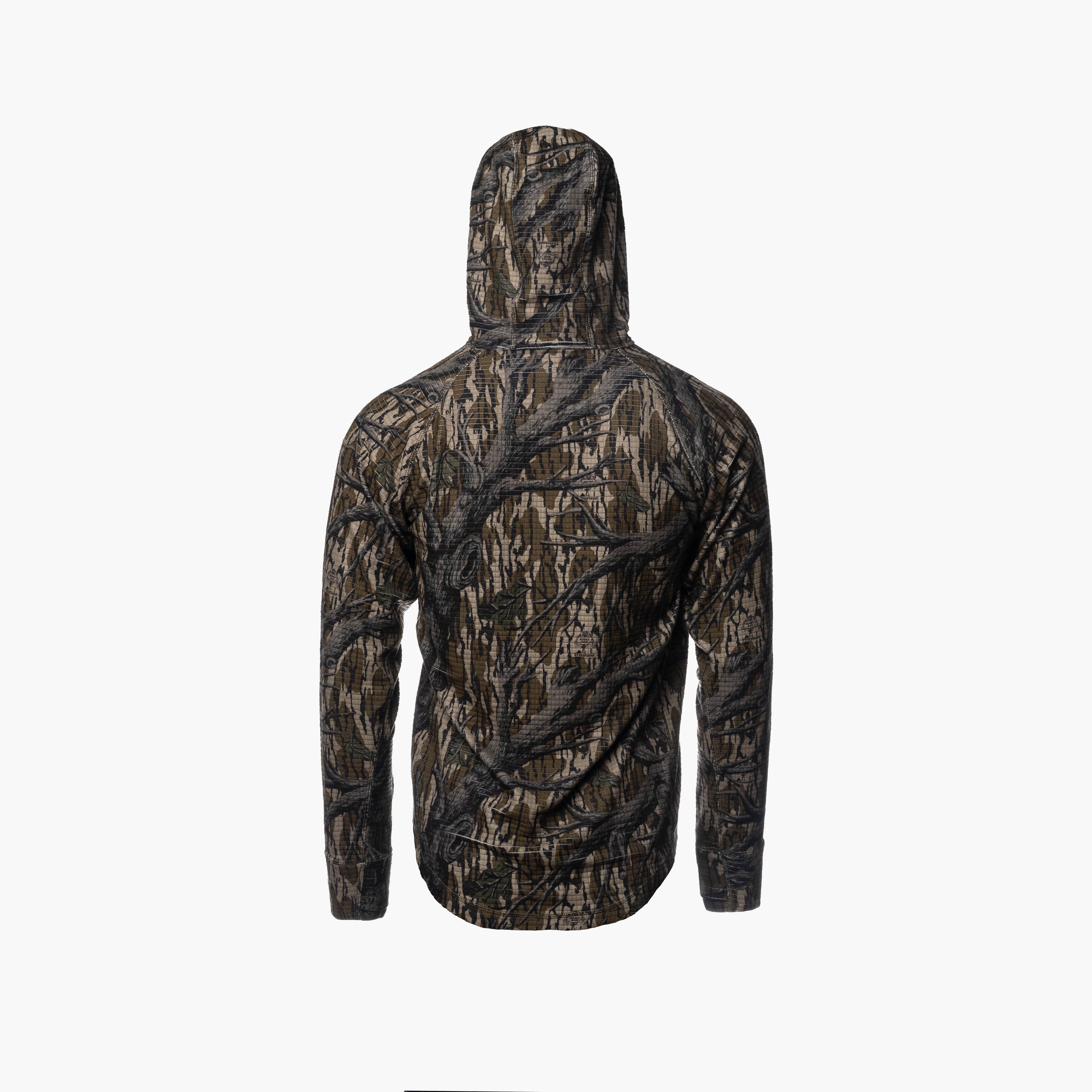 Waypoint Grid Fleece 1/2 Zip Hoodie | Mens - Mossy Oak Treestand