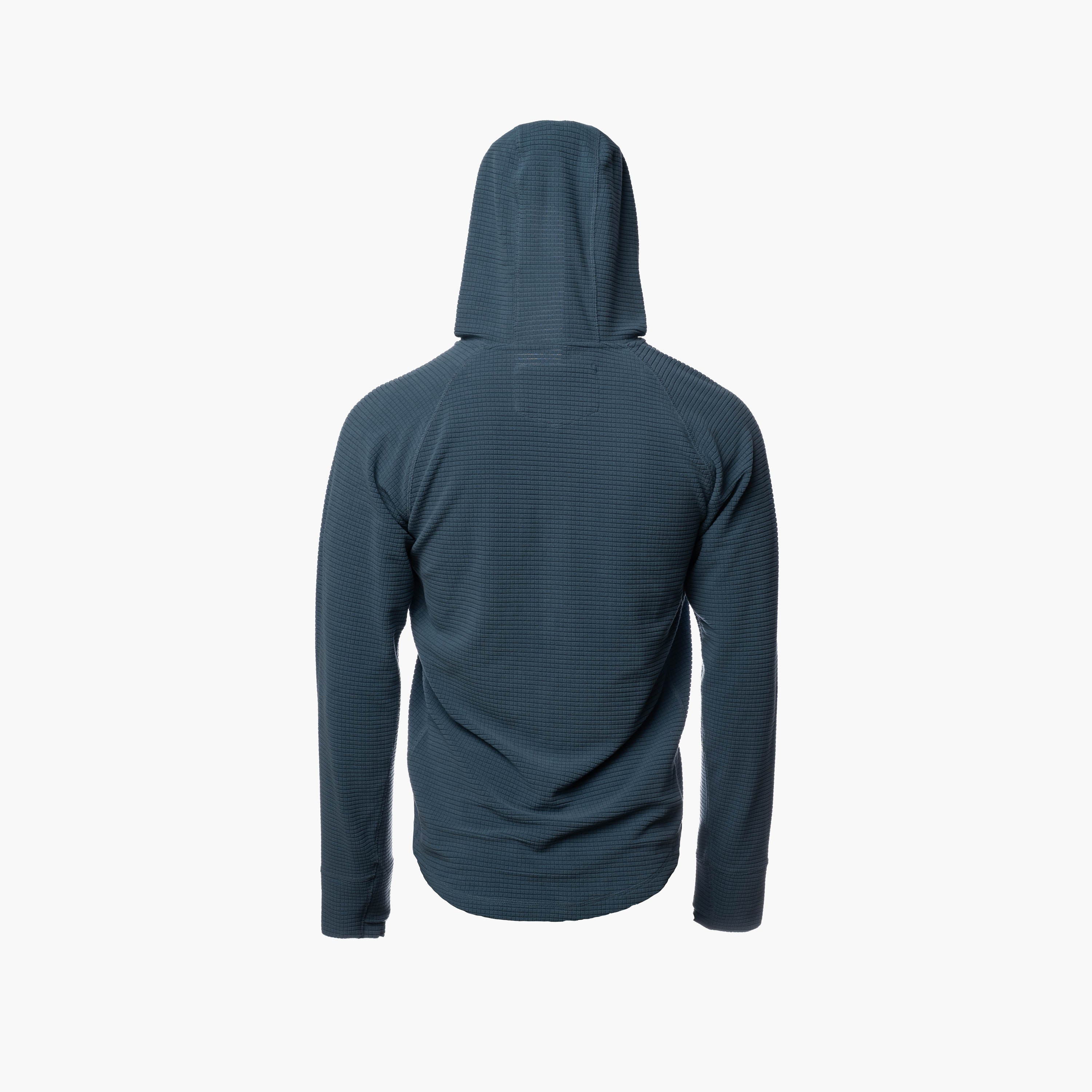 Waypoint Grid Fleece 1/2 Zip Hoodie | Mens - Storm