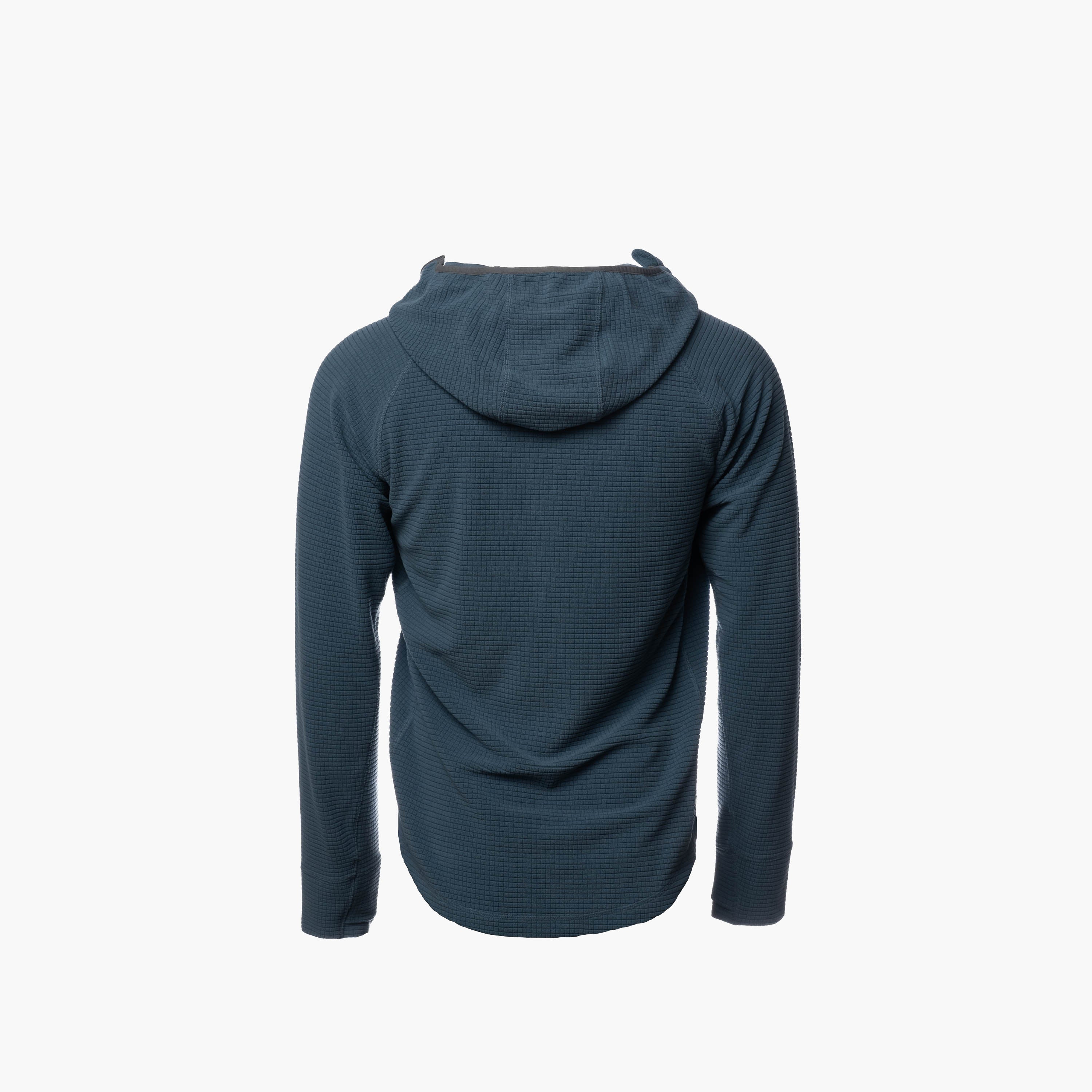 Waypoint Grid Fleece 1/2 Zip Hoodie | Mens - Storm