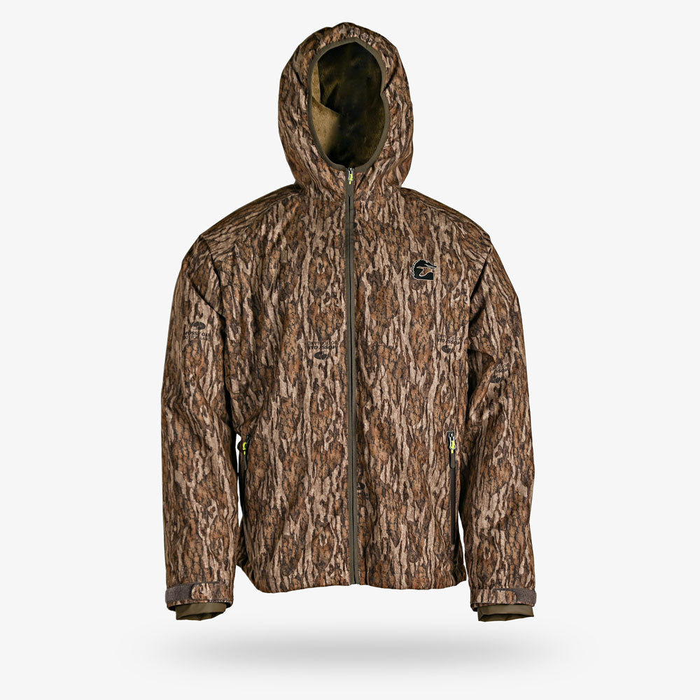 Waterproof Full Zip Bog Hoodie | Mens - Mossy Oak Bottomland
