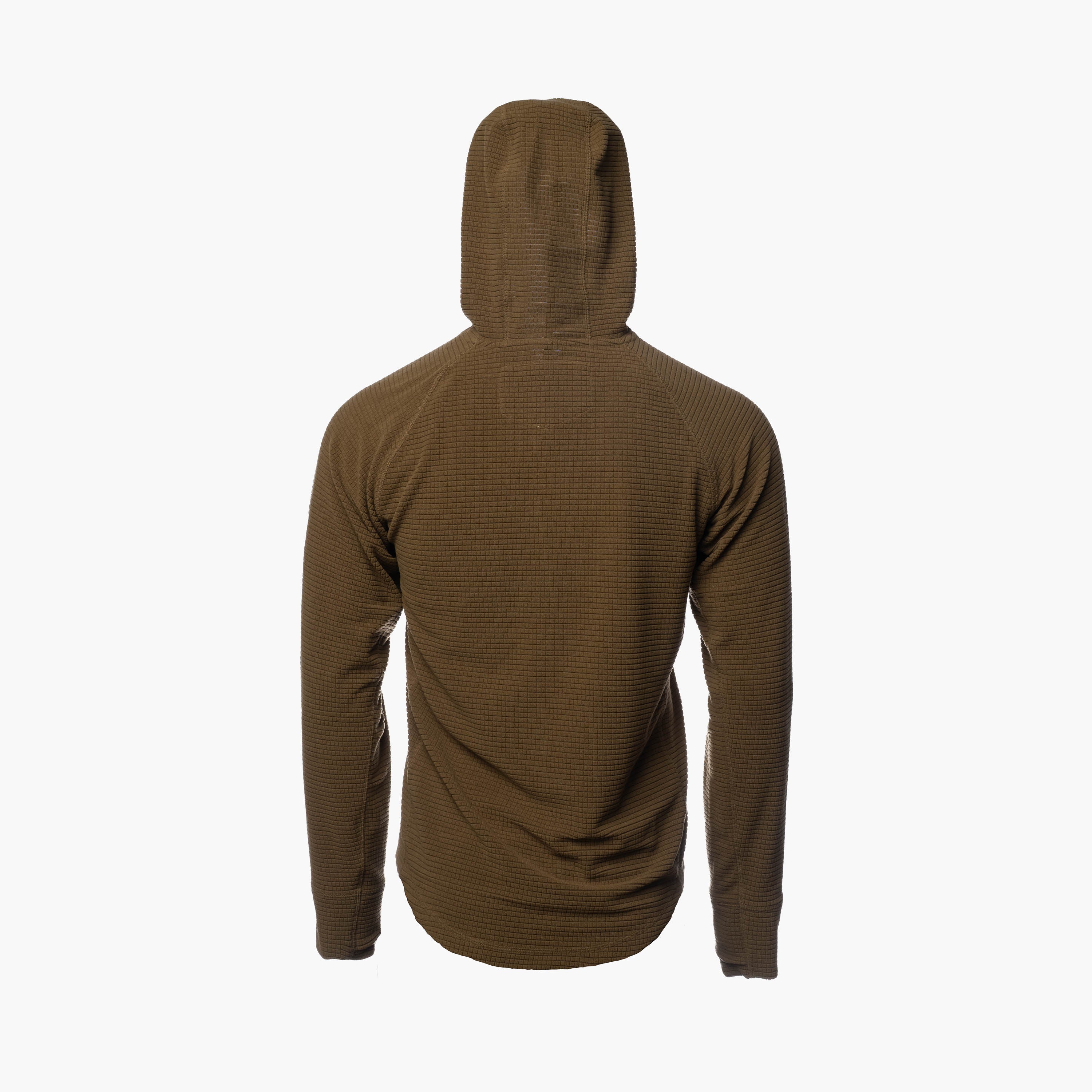 Waypoint Grid Fleece 1/2 Zip Hoodie | Womens - Coyote