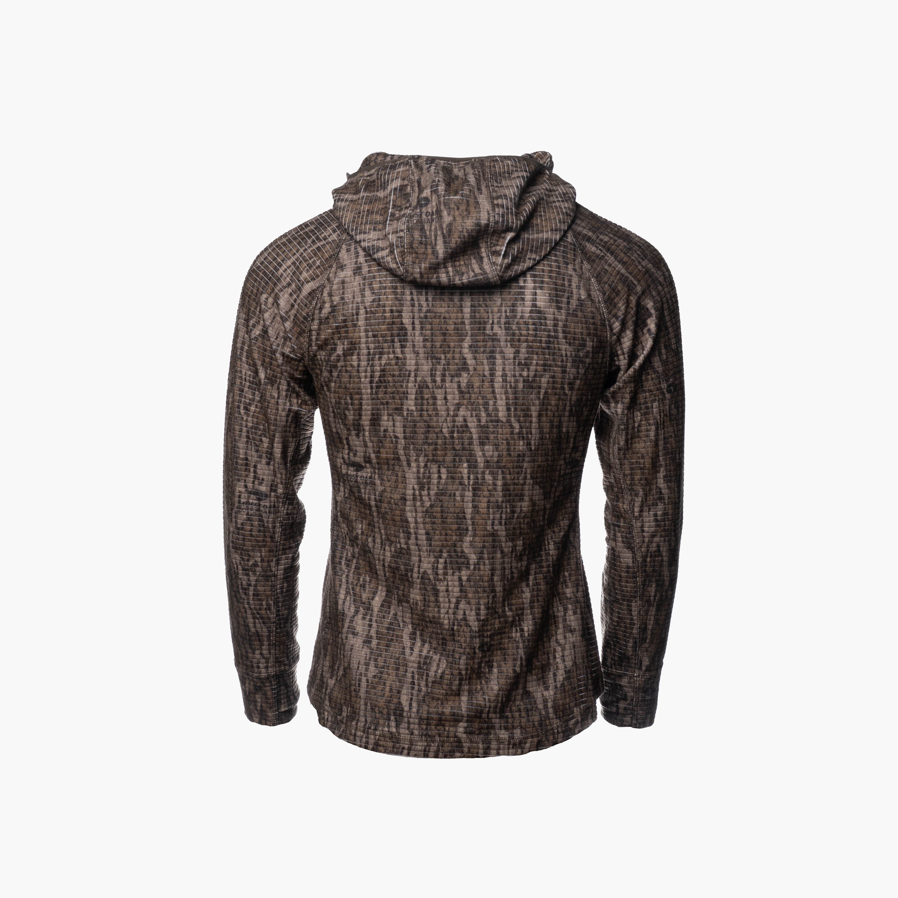 Waypoint Grid Fleece 1/2 Zip Hoodie | Womens - Mossy Oak Bottomland