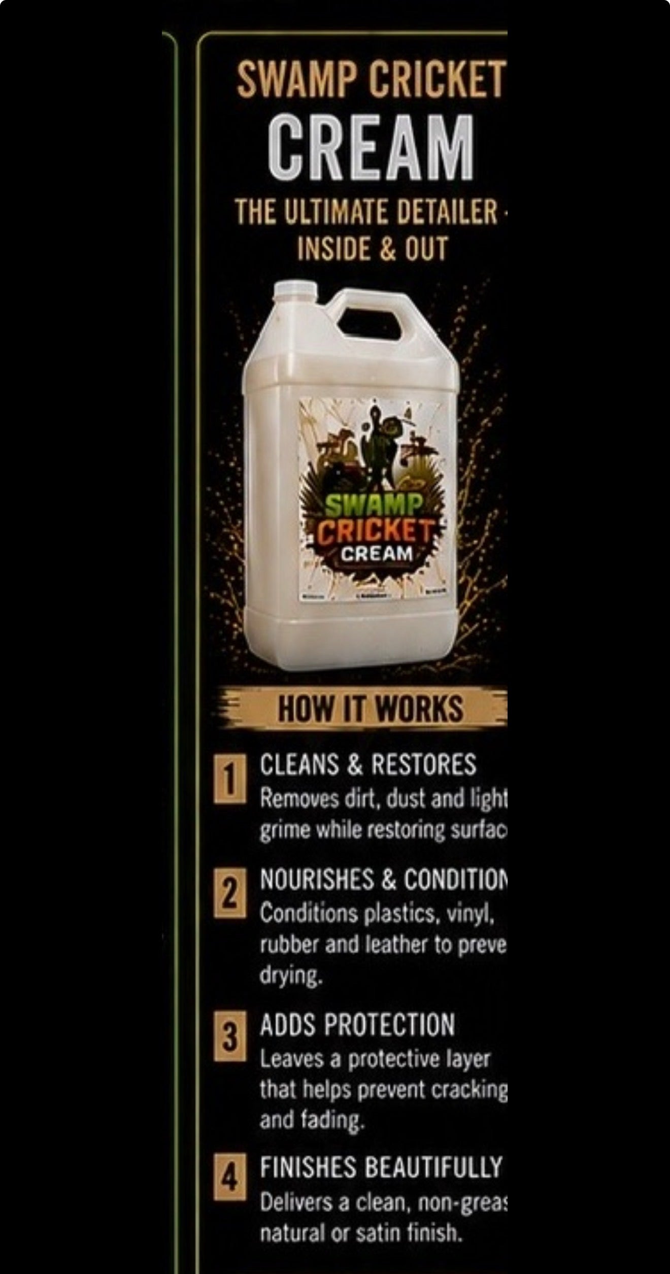 Swamp Cricket Cream-1 gallon