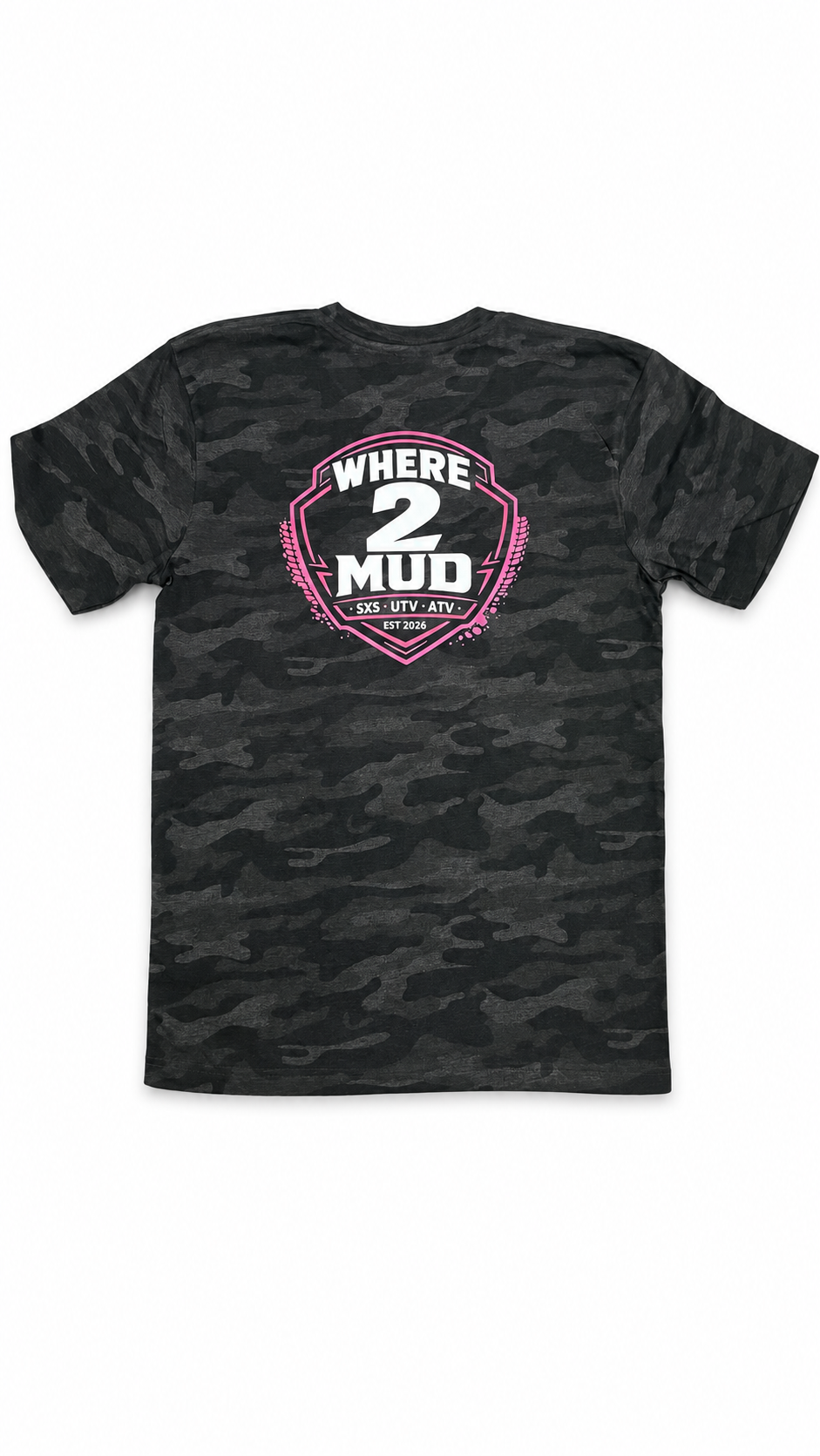 Black Camo Tshirt- W2M logo