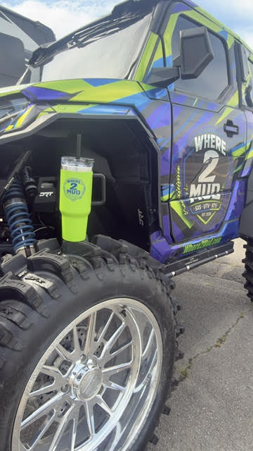 Limited Edition 30oz Where2Mud Insulated Tumbler w/straw