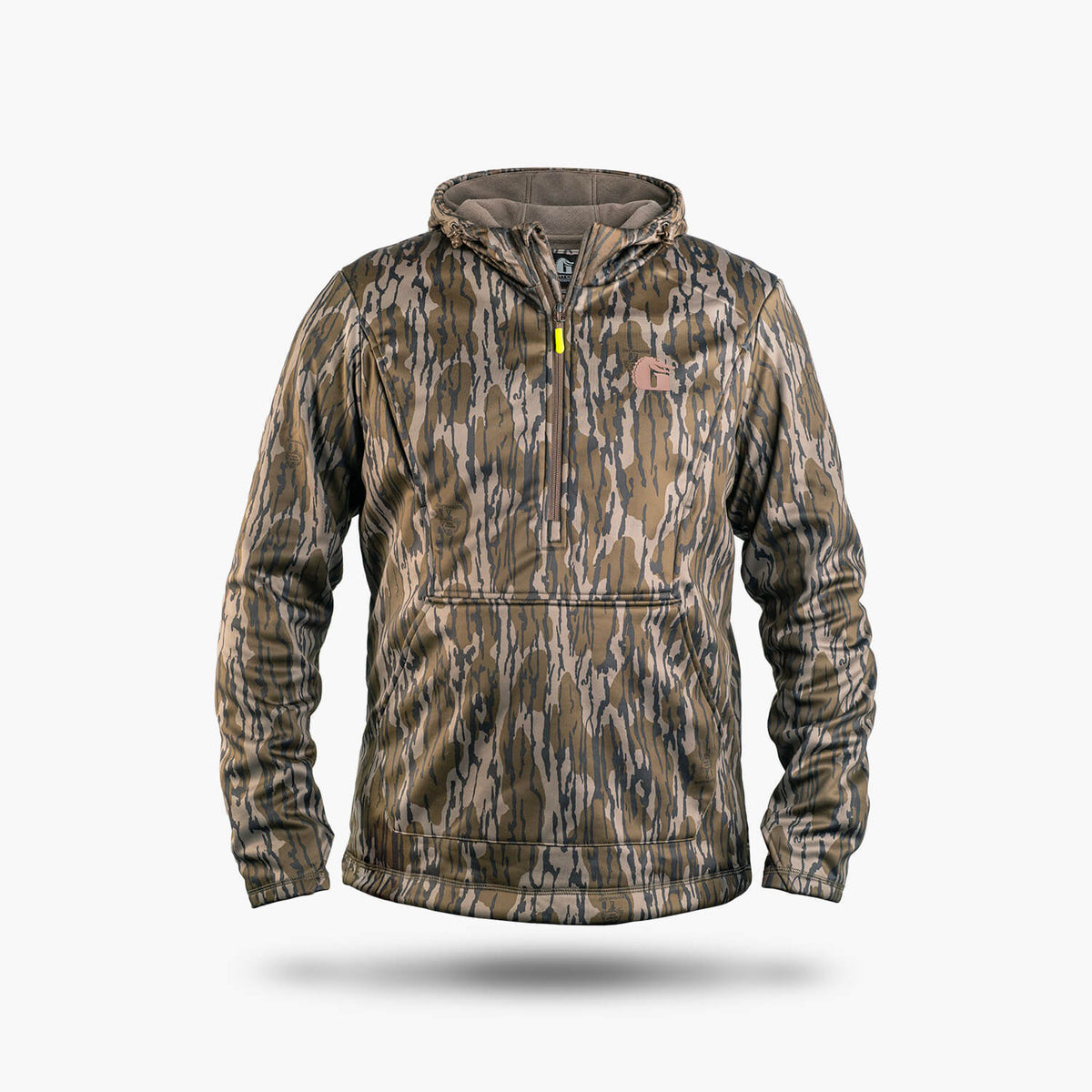 Catahoula 1/2 Zip Hoodie | Mens - Mossy Oak Original Bottomland